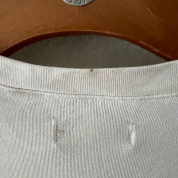 *Flaw-Ink Spot* Madewell NWT Side-Cinch Muscle Tee Size XXS in Lighthouse - Picture 11 of 11